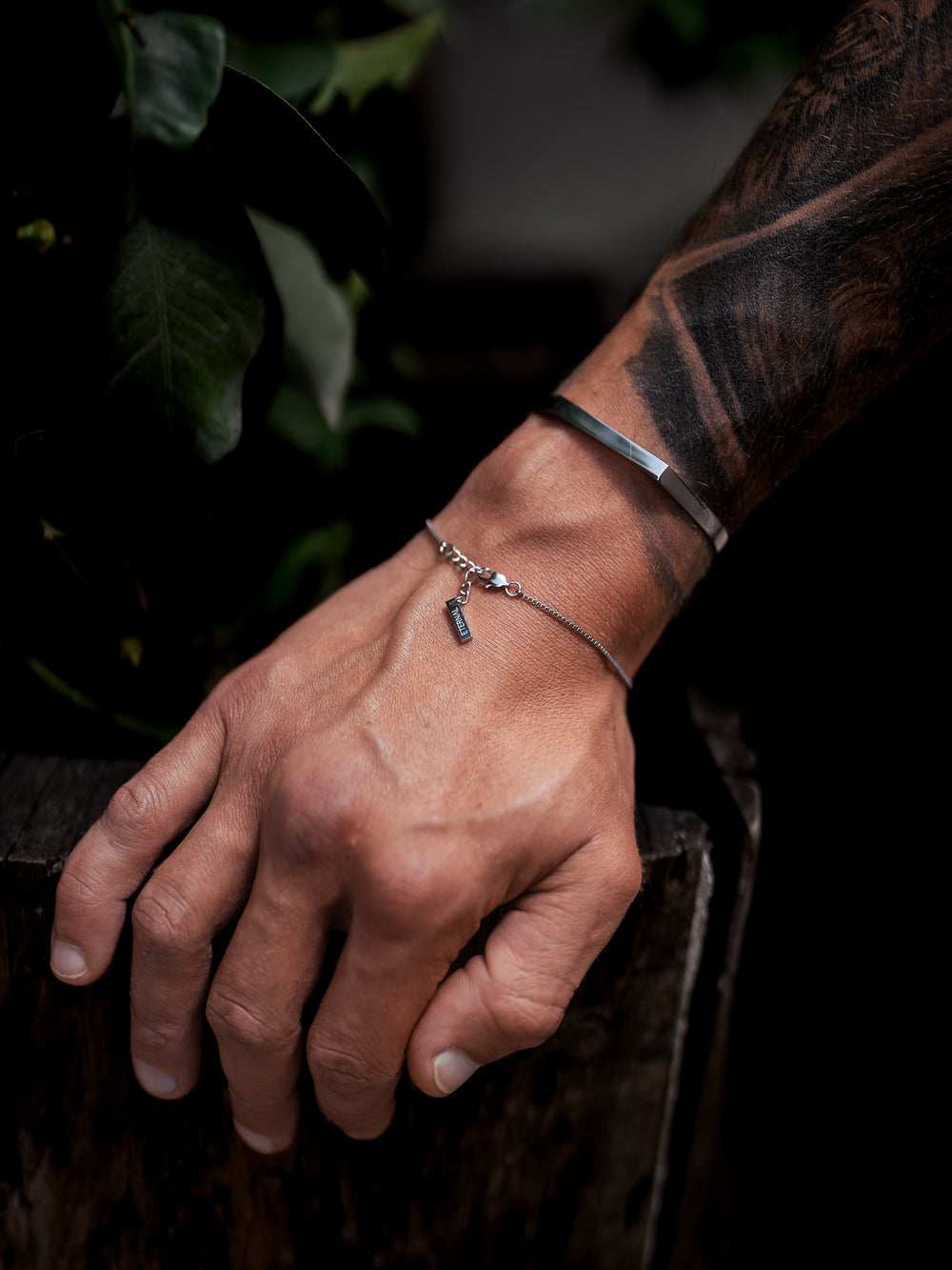 Minimal Siegelarmband Silber Herren