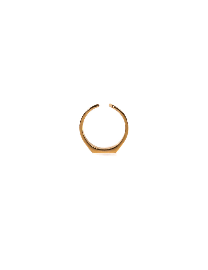 Minimal Siegelring Gold Herren