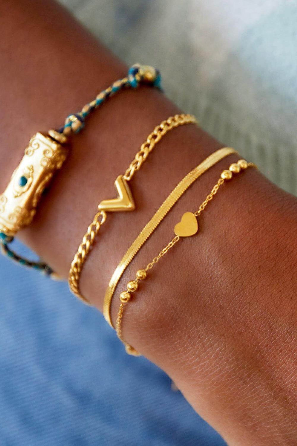 Armband doppelte Kette