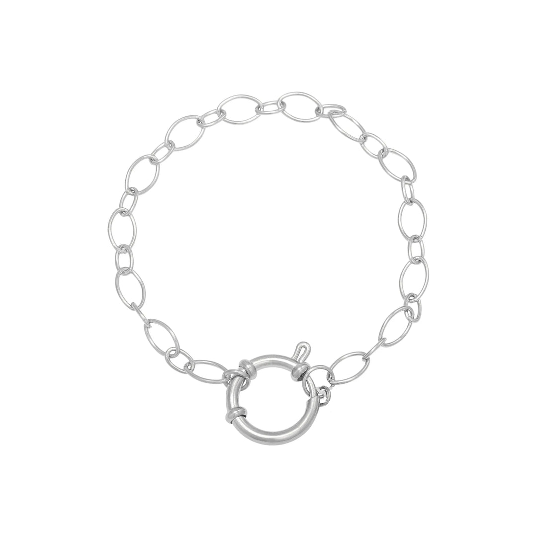 Gliederarmband Silber