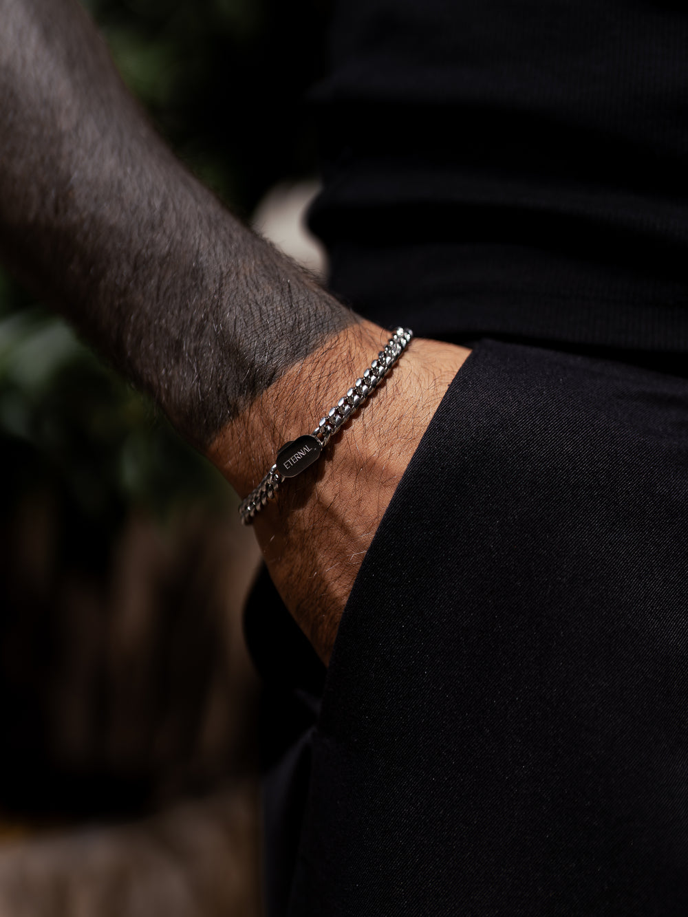 Cuban Link Herren Armband Silber