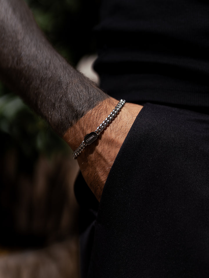 Cuban Link Herren Armband Silber