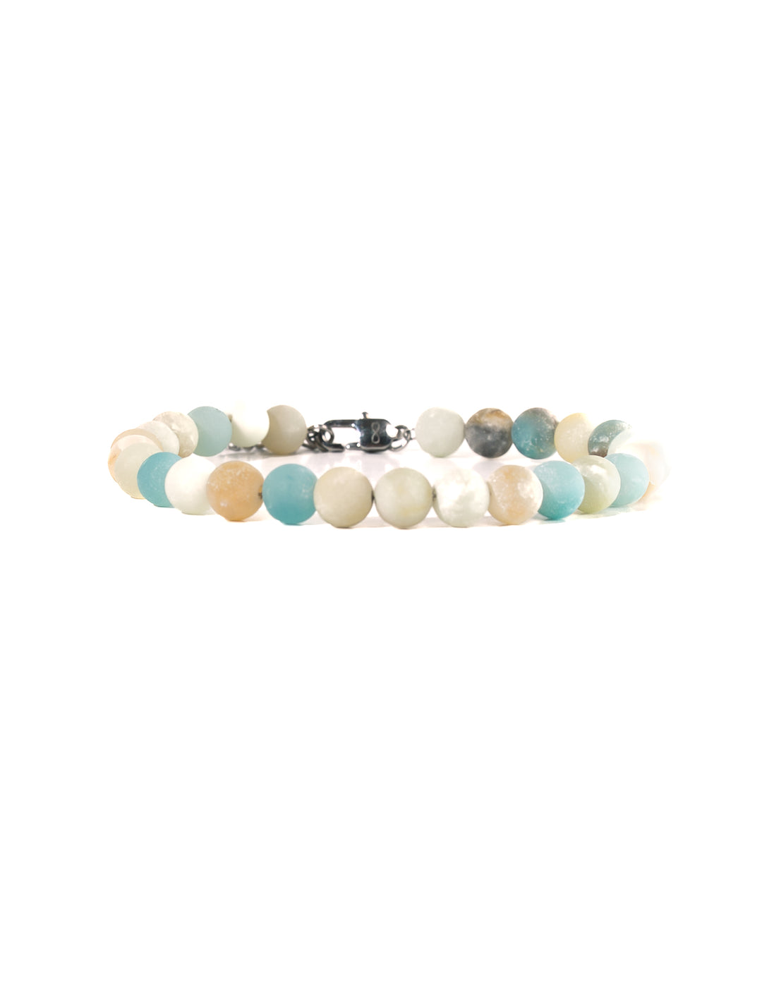 Achat Beads Armband  Silber Herren