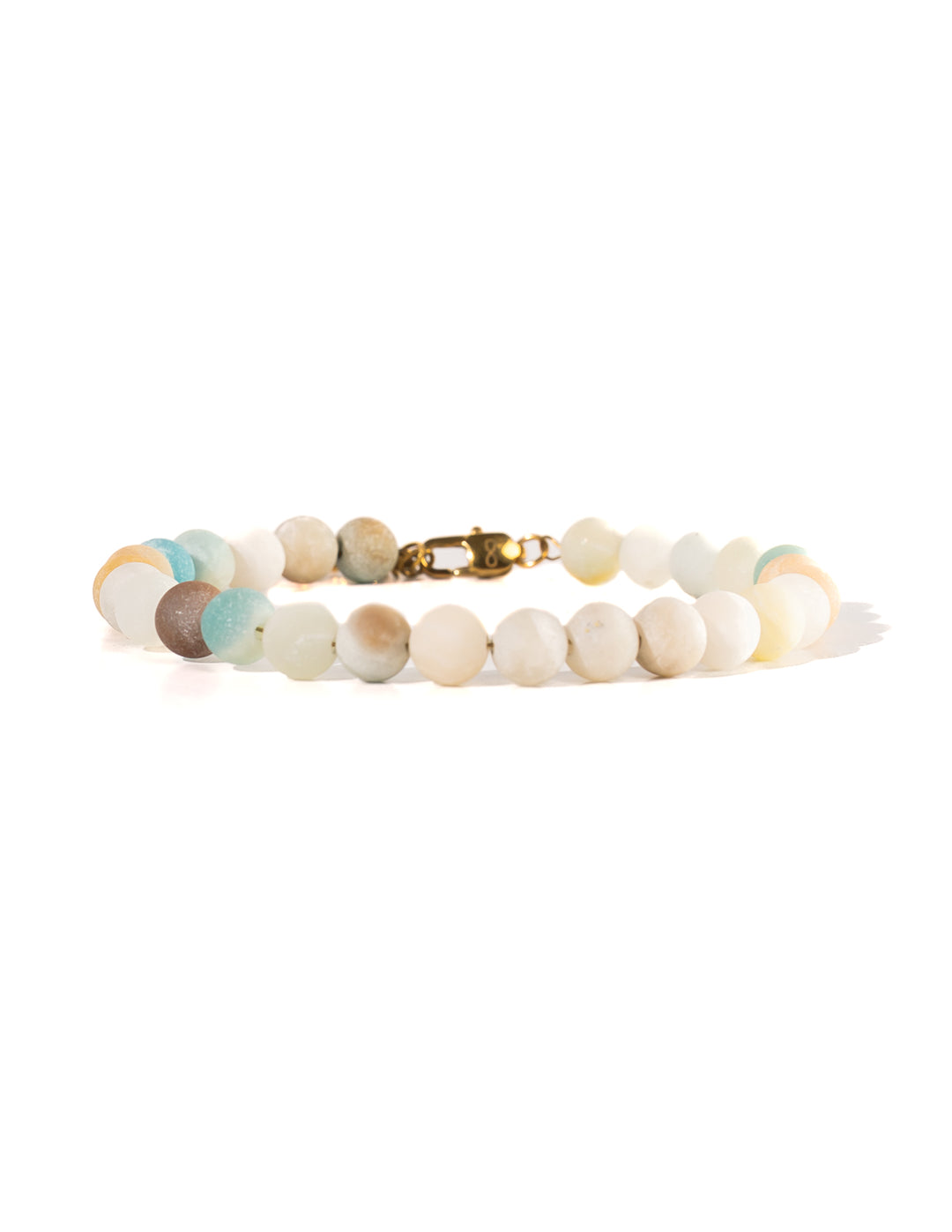 Achat Beads Armband Gold Herren