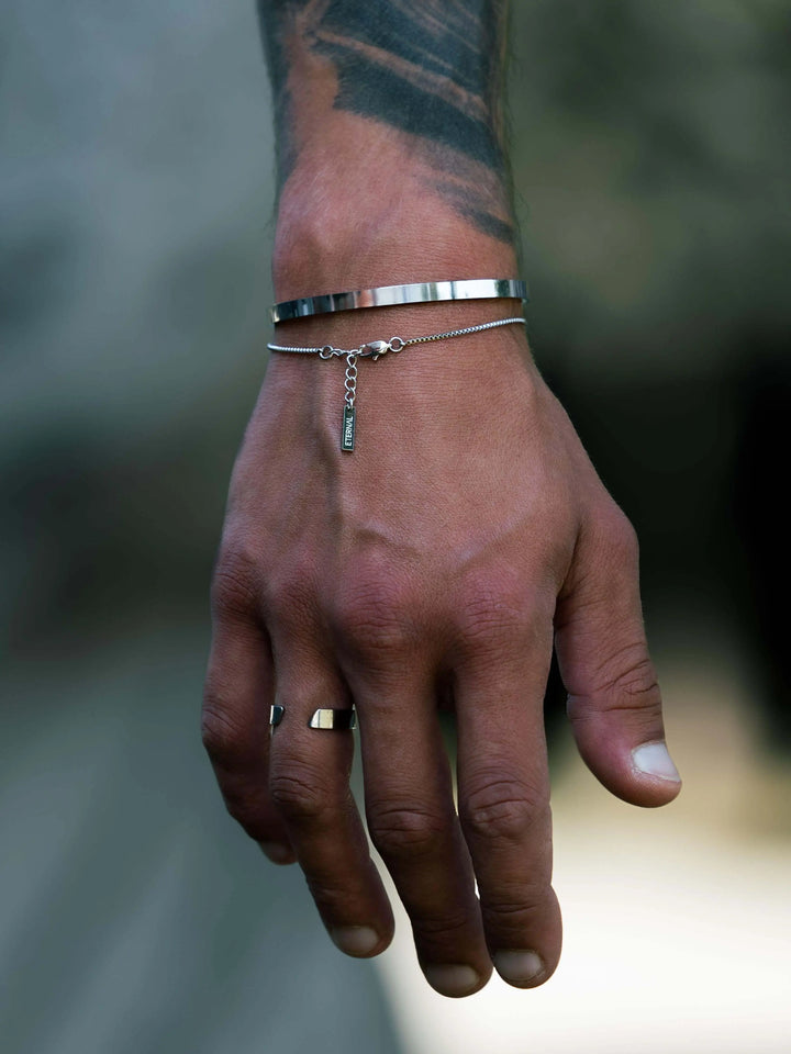 MINIMAL ARMBAND SILBER