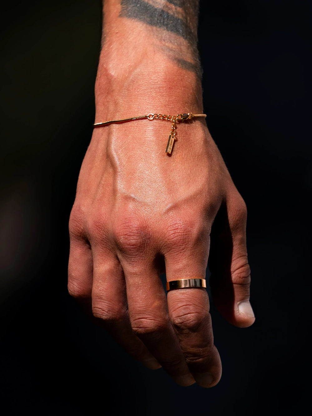 Minimal Ring Gold Herren