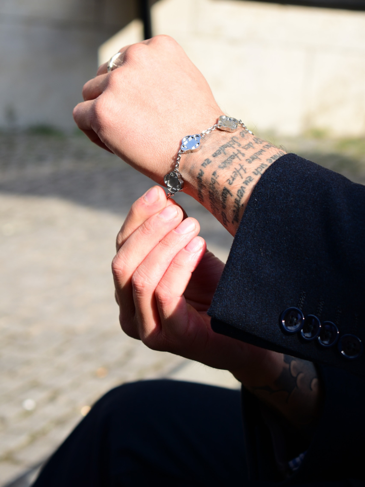 kleeblatt armband herren