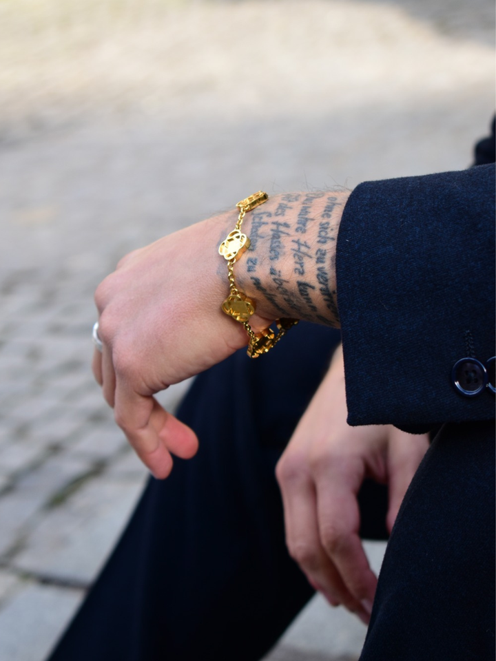 Clover armband herren