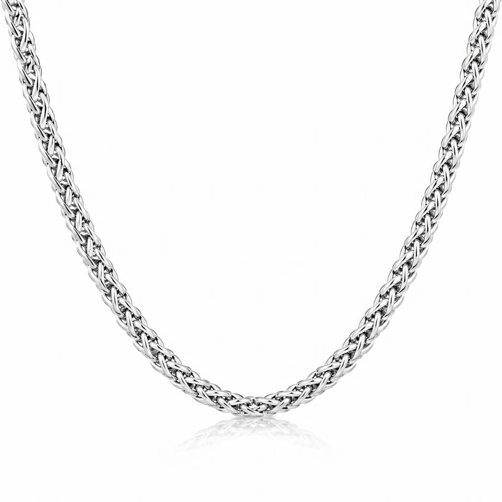Wheat Chain Kette 316L Edelstahl von ETERNAL – Detailansicht Freisteller