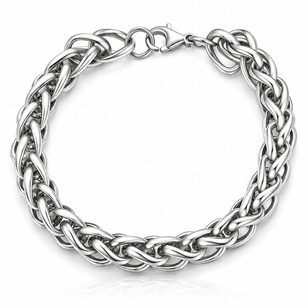 Rope Chain Armband 316L Edelstahl von ETERNAL – Freisteller auf weißem Hintergrund