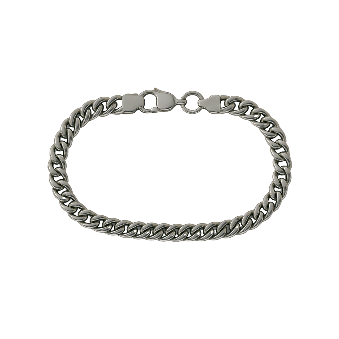 Cuban Armband herren silber