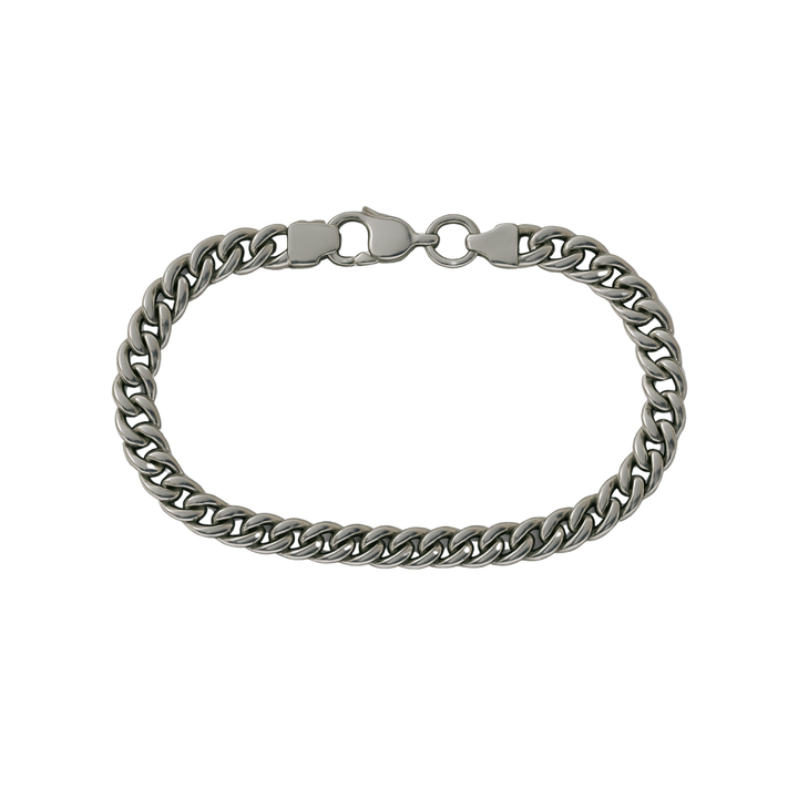 Cuban Armband herren silber