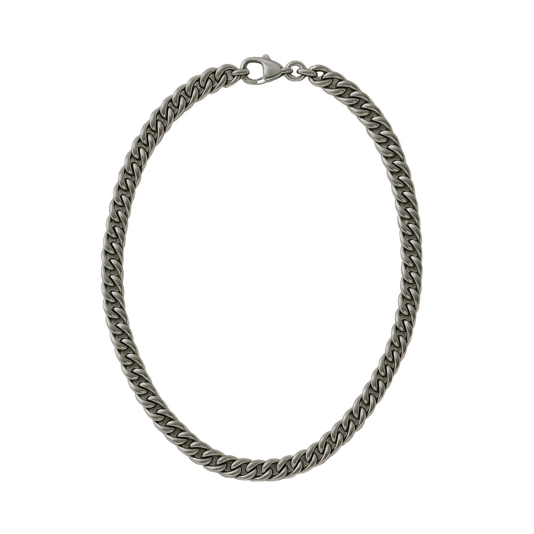 Cuban Halskette herren silber