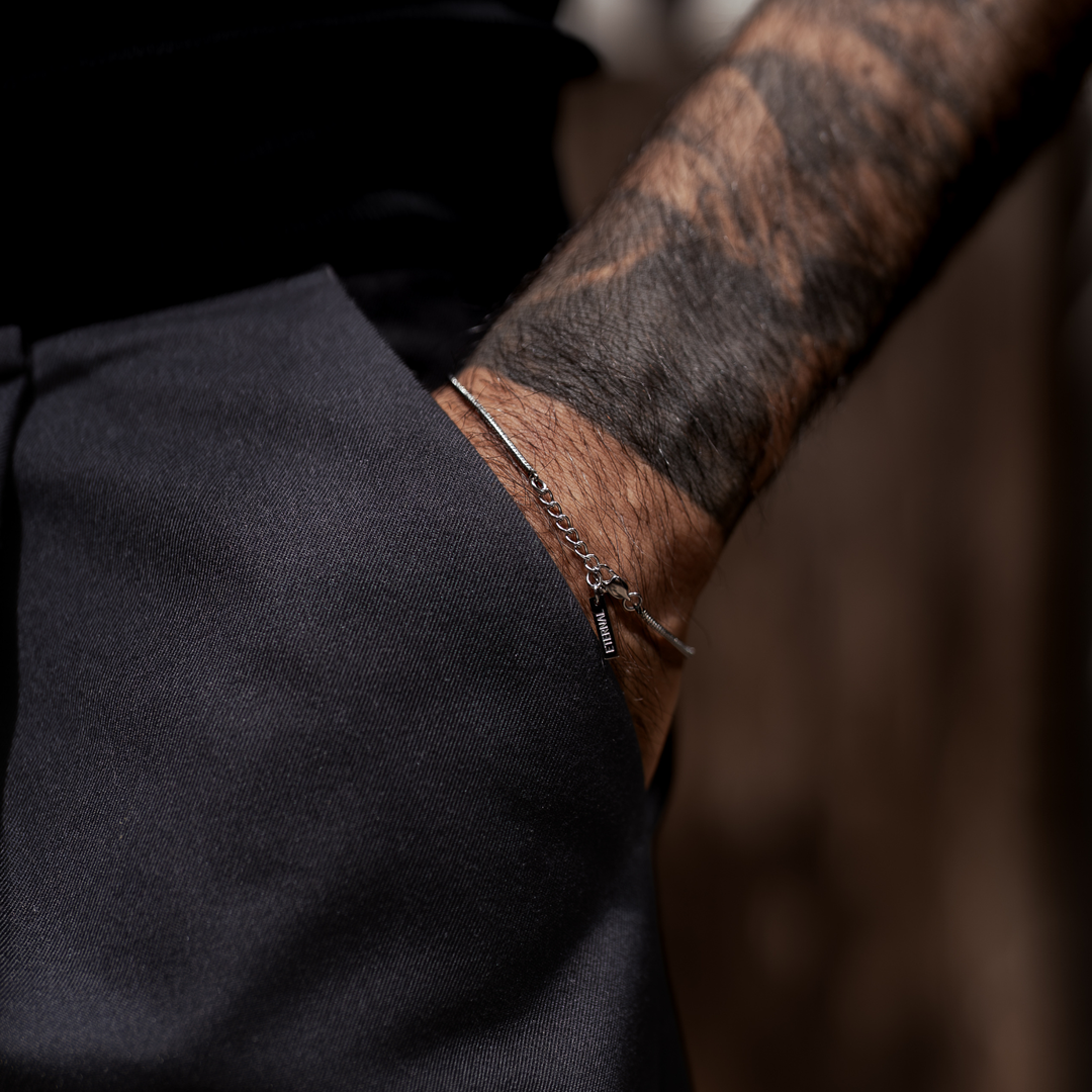 Snake Kettenarmband - Silber