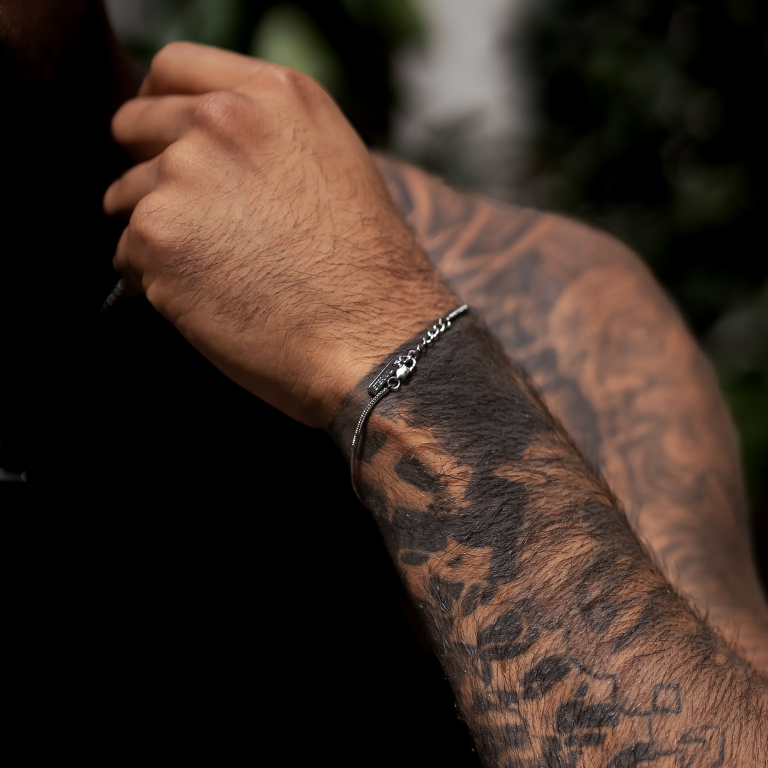 Snake Kettenarmband - Silber