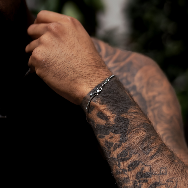 Snake Kettenarmband - Silber