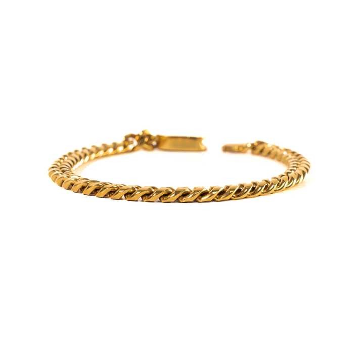 Cuban Link Armband – Gold