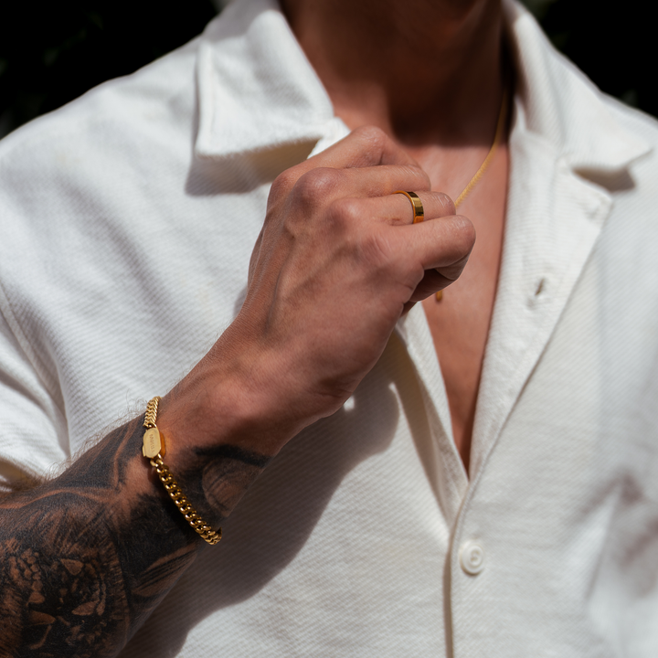 Cuban Link Armband – Gold
