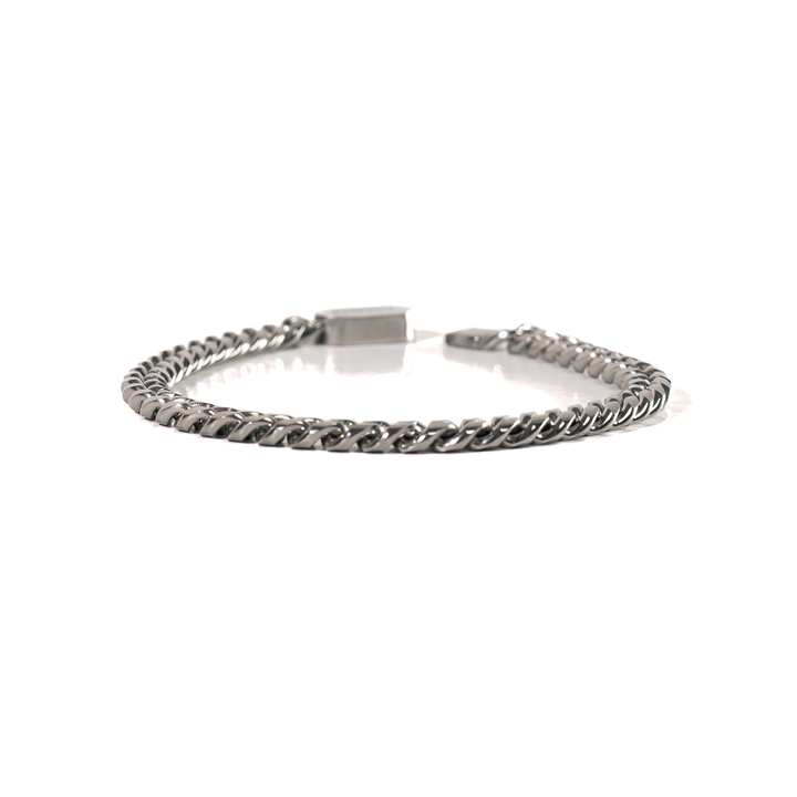 Cuban Link Armband – Silber