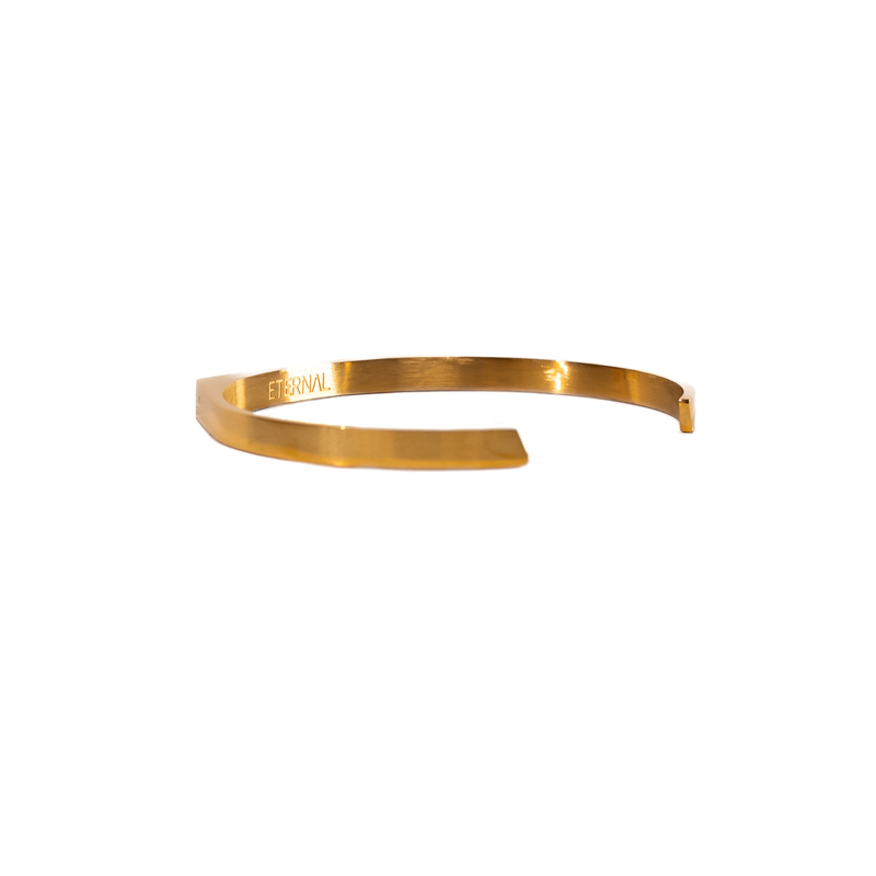 Minimal Siegelarmreif – Gold
