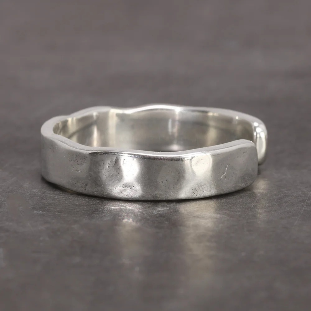 Wave Ring - 925 Silber