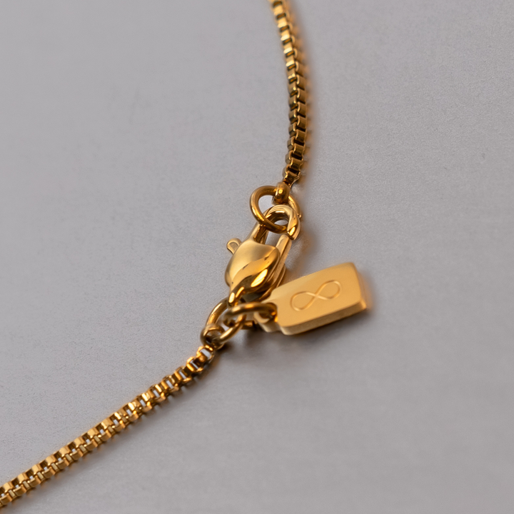 Box Halskette - Gold