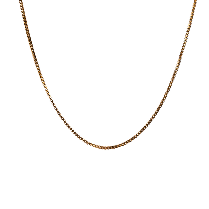 Box Halskette - Gold