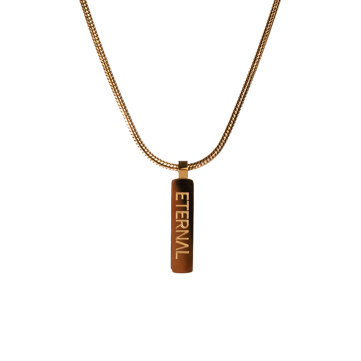 Snake Anhänger Halskette – Gold