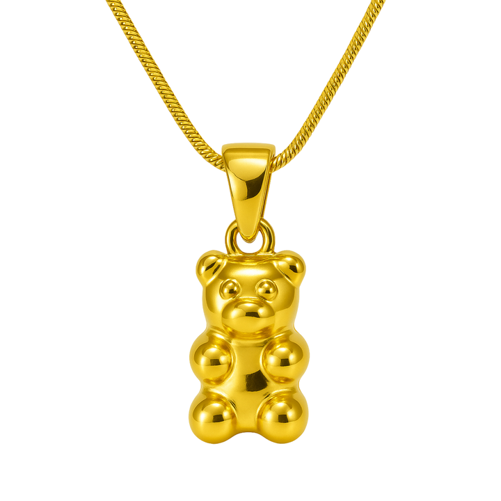 bärchen halskette silber herren