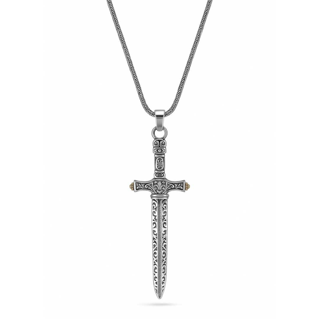 Ritter Halskette Herren 925 Silber