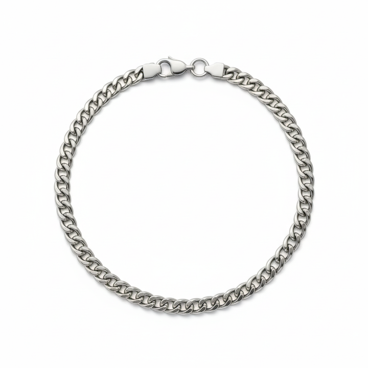 Cuban Halskette herren silber