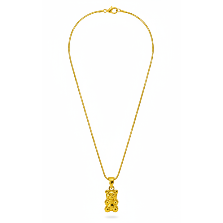 bärchen halskette gold herren