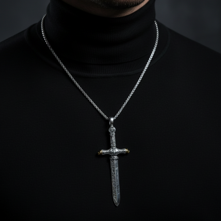 Ritter Halskette Herren 925 Silber