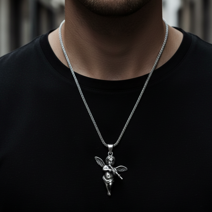 Amors Rache Halskette Herren 925 Silber