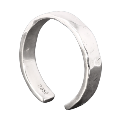 Verstellbarer Silberring Herren