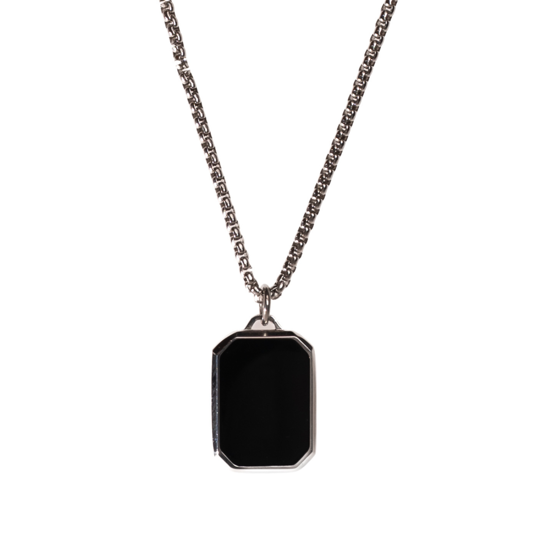 onyx halskette herren 