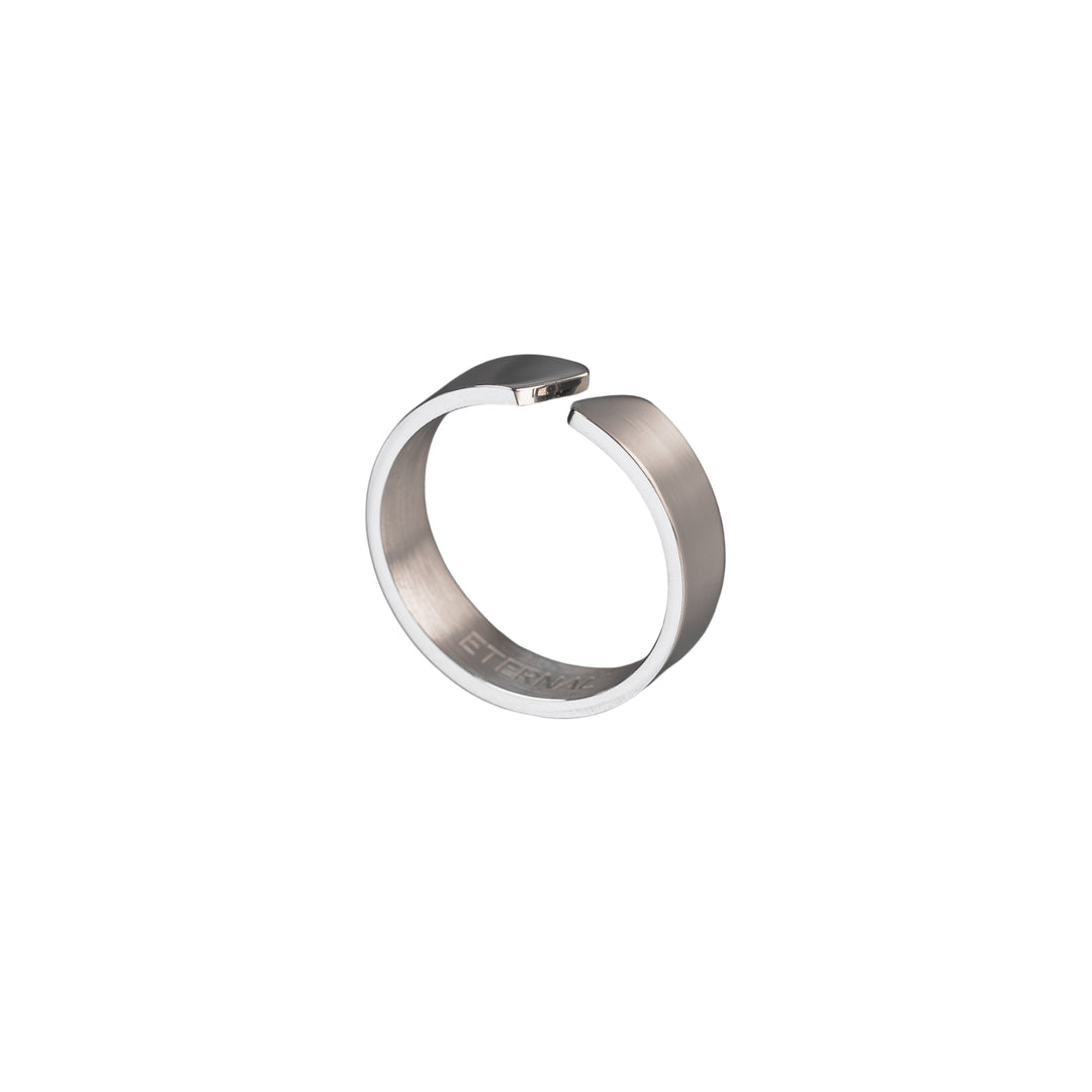 Ring Herren verstellbar Silber