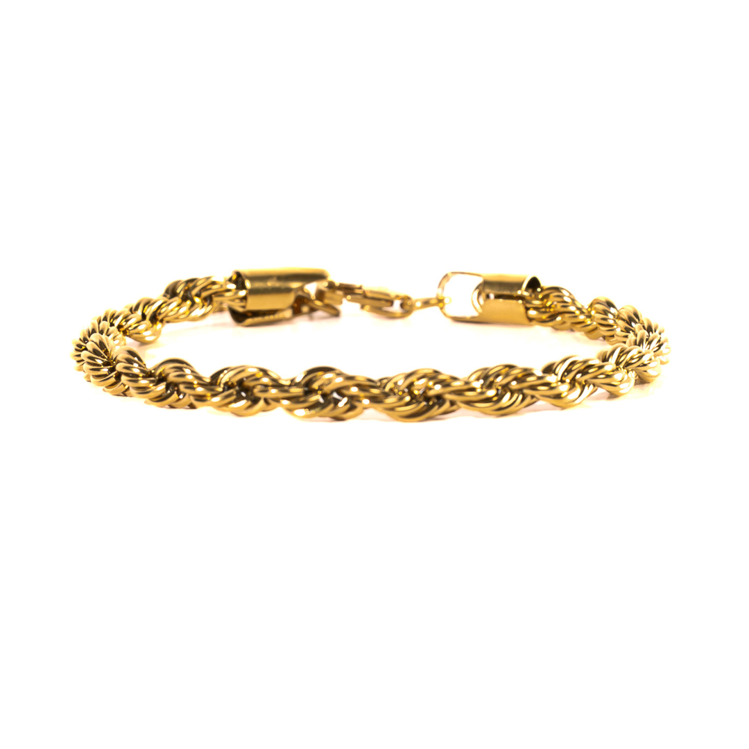 armband gedreht gold herren