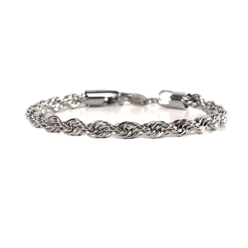 Armband gedreht silber herren