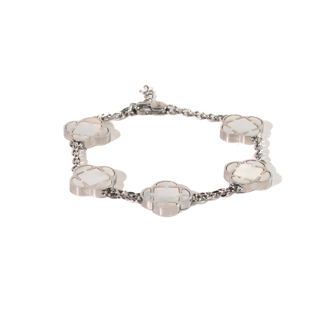 Clover Armband Herren Silber