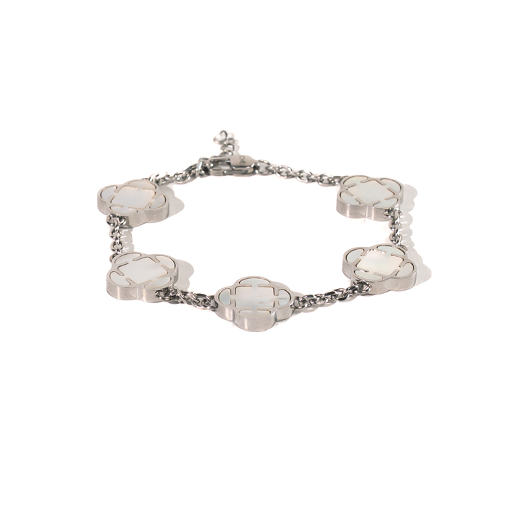 Clover Armband Herren Silber