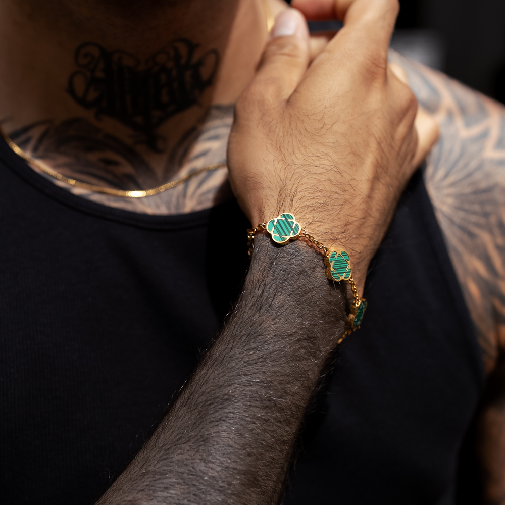 Clover Armband Herren Gold