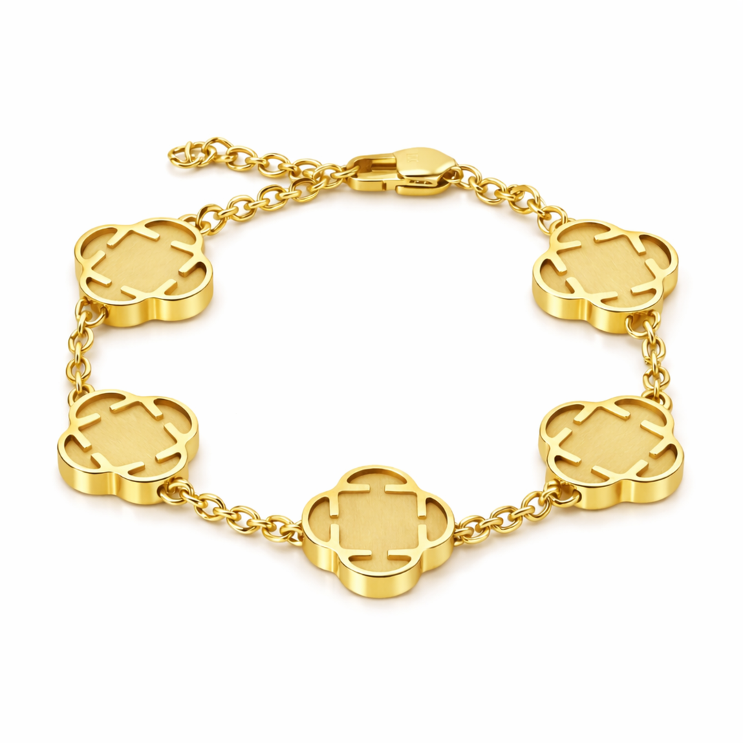 Clover Armband Gold Herren