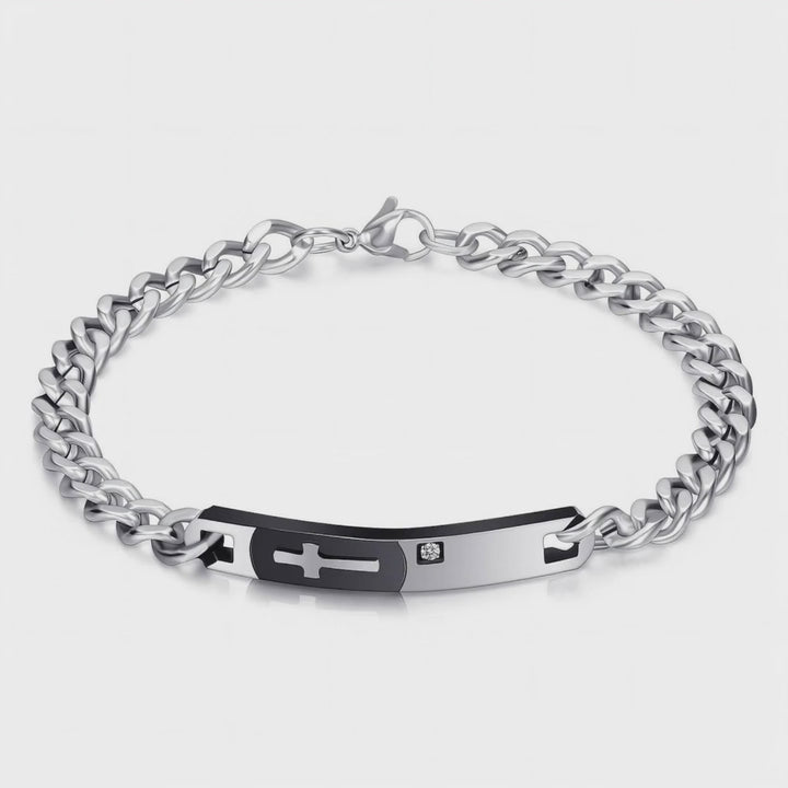 Cross ID Armband aus 316L Edelstahl geschenkidee